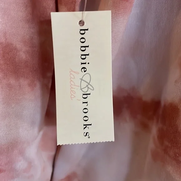 Bobbie Brooks Size Medium Ladies Tie Dye Sweatshirt with Hoodie Lounge Woman’s - Picture 5 of 6